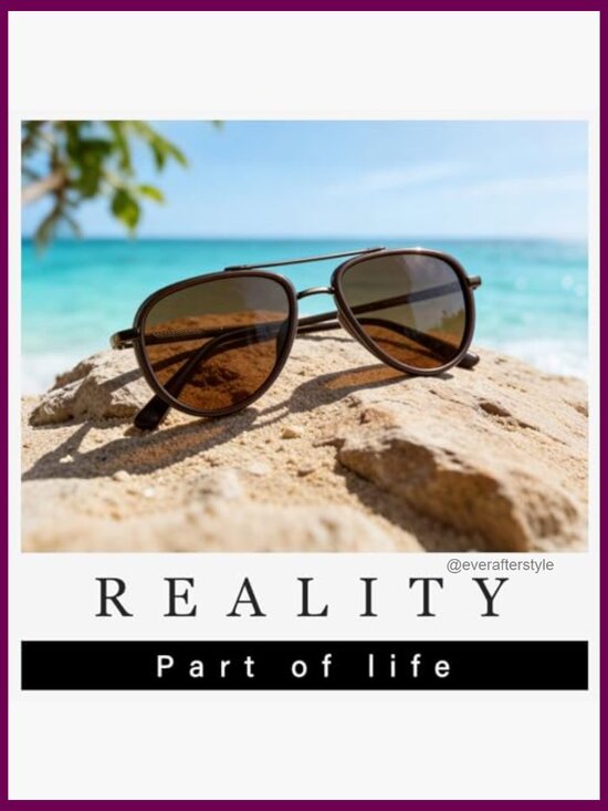 Metal Frame Polarized Aviator Sunglasses UV400 Protection Tangle-Free main image 2